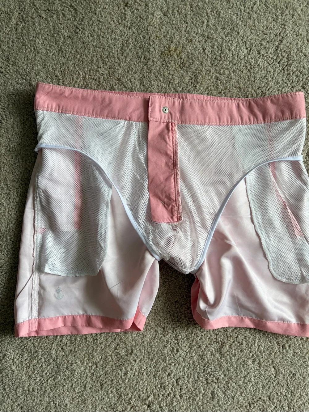 Retromarine New York Men’s Board swim bathingsuit Shorts Pink Medium NWT $90